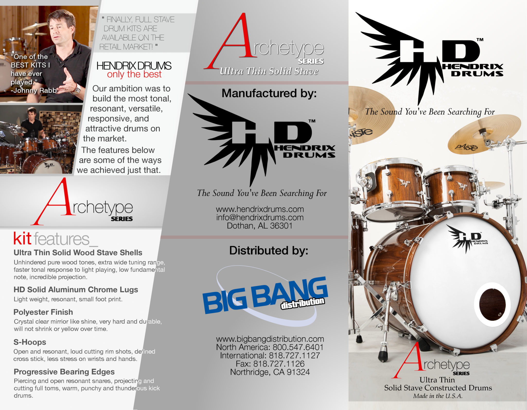 Archetype Series Catalog Hendrix Drums