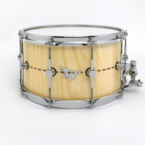 Big 8" Stave Snare Drum Ash Wood Hendrix Drums