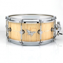 Hendrix Drums Craviotto Stave Snare Drum Inlay HD White Marine Pearl Maple