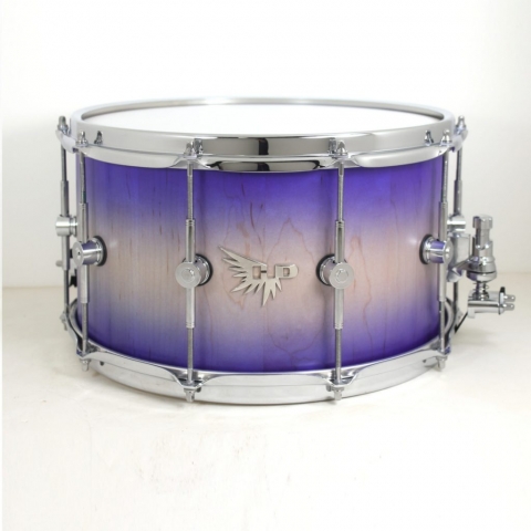 Dominique Austin Maple Stave Snare Drum Purple Hendrix Drums HD