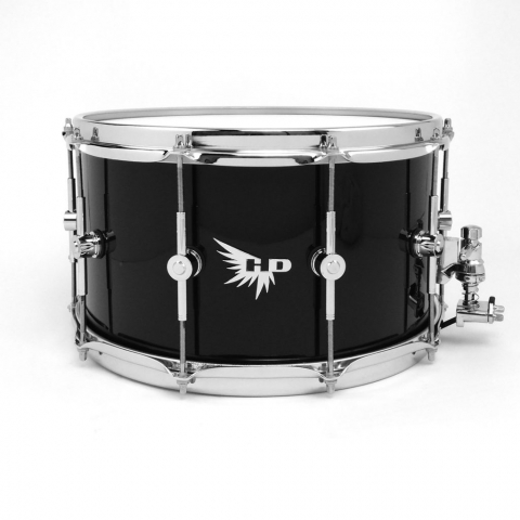 Piano Black Gloss Snare Drum Hendrix Drums 14x8 Pearl HD
