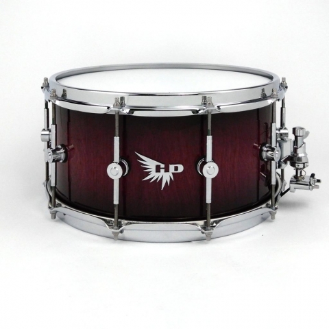 DW Purpleheart Snare Drum Hendrix Drums Black Burst Gloss Best Snare Drum HD