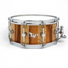 Tigerwood Oak Striped Snare Drum Stave Hendrix Drums Tama