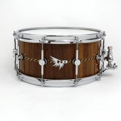 Walnut stave Snare Drum Tama Hendrix Drums HD Inlay Craviotto Maxwell
