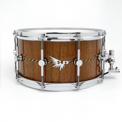Craviotto Walnut Snare Drum Hendrix Drums Inlay Stave